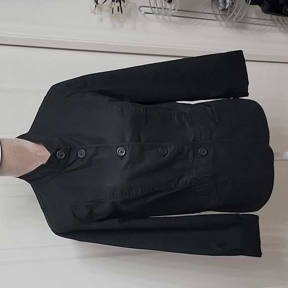 Talbots, Size 12, Black Stretch 5-Button Jacket.  Front Pockets, EUC - Picture 1 of 10